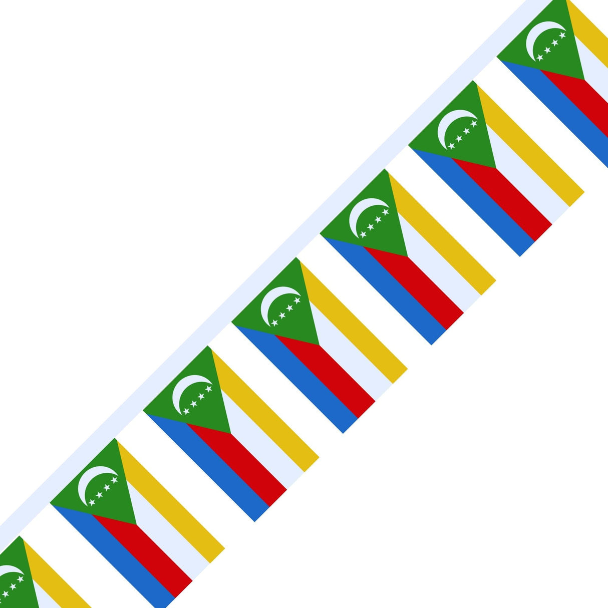 Comoros Flag Garland - Pixelforma
