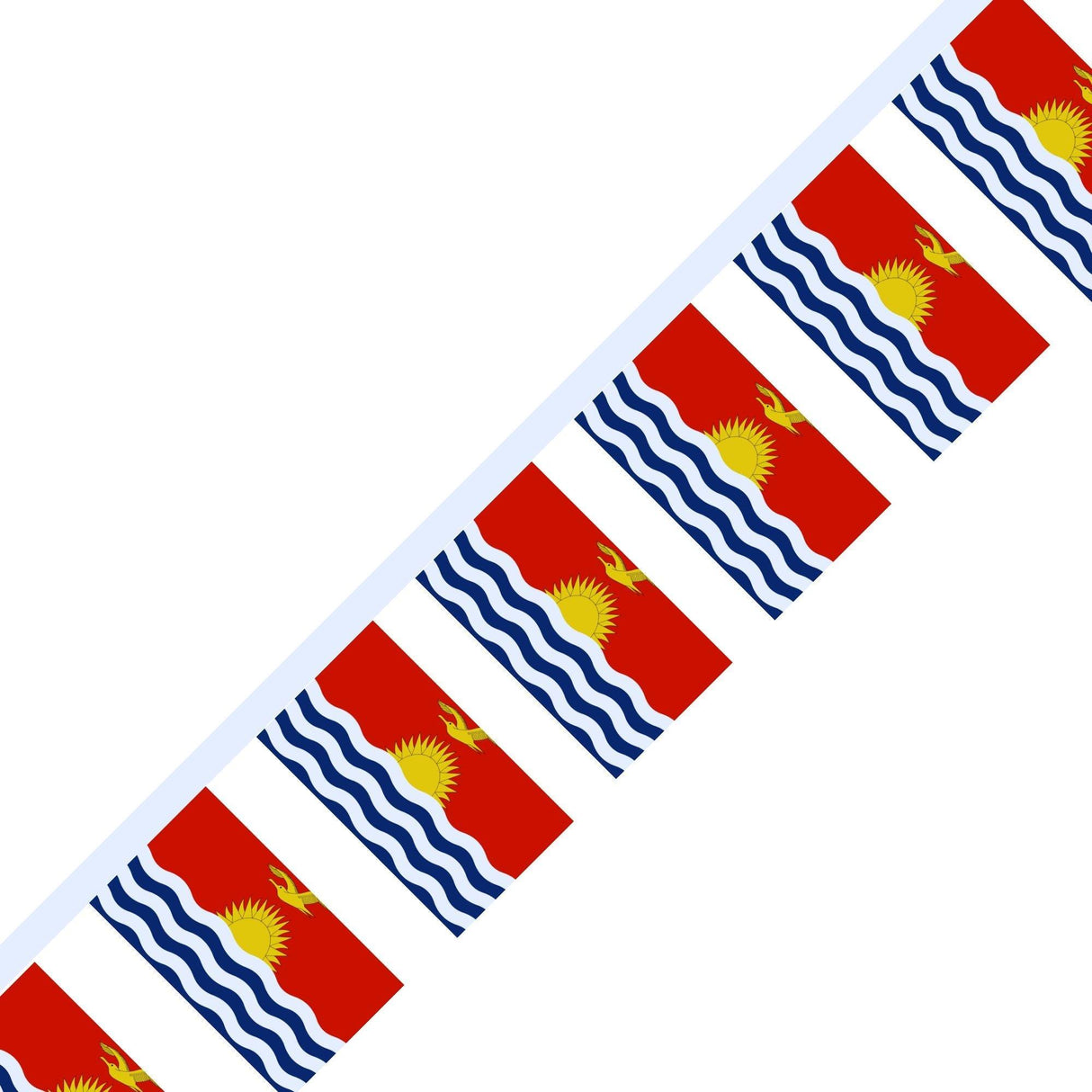 Guirlande Drapeau des Kiribati en plusieurs tailles - Pixelforma