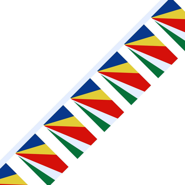 Guirlande Drapeau des Seychelles en plusieurs tailles - Pixelforma