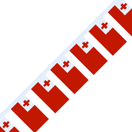 Tonga Flag Garland - Pixelforma