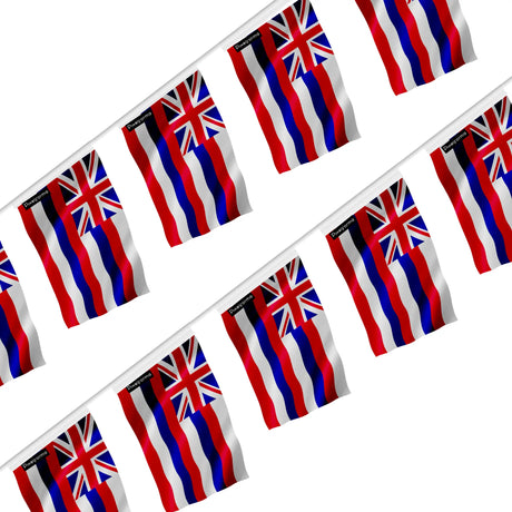 Guirlande drapeau d’hawaï polyester à accrocher