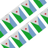 Guirlande drapeau djibouti - pixelforma
