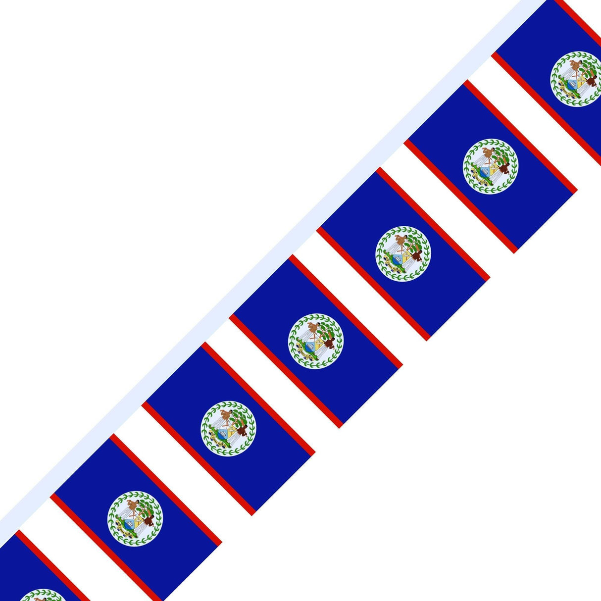 Guirlande Drapeau du Belize en plusieurs tailles - Pixelforma