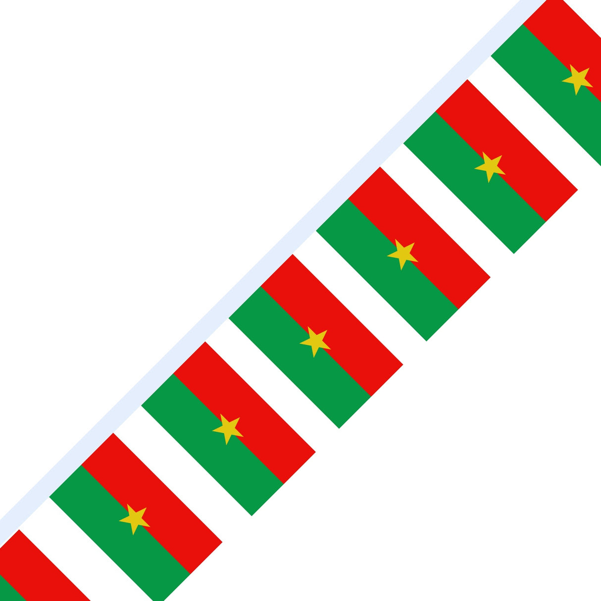 Flag of Burkina Faso Garland - Pixelforma