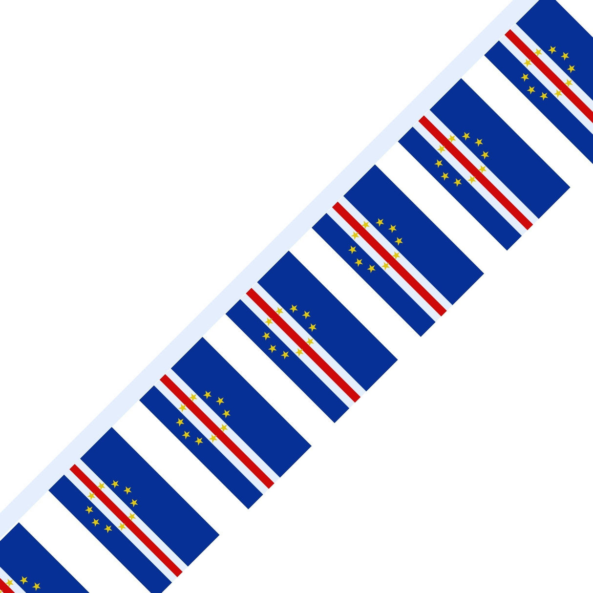 Cape Verde Flag Garland - Pixelforma