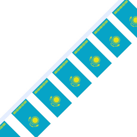 Official Kazakhstan Flag Garland - Pixelforma