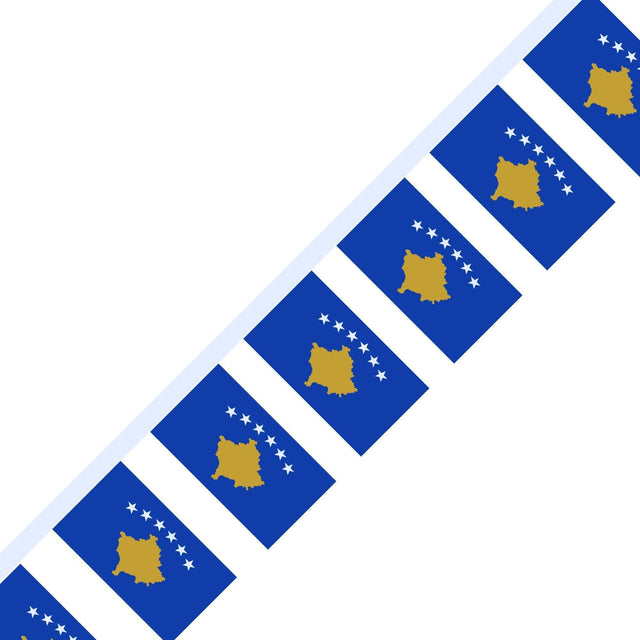 Guirlande Drapeau du Kosovo en plusieurs tailles - Pixelforma