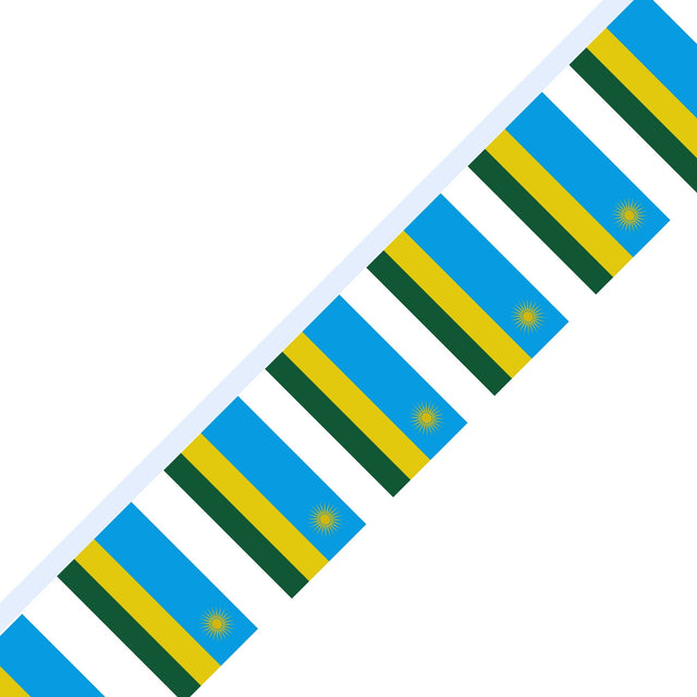 Rwanda Flag Garland - Pixelforma