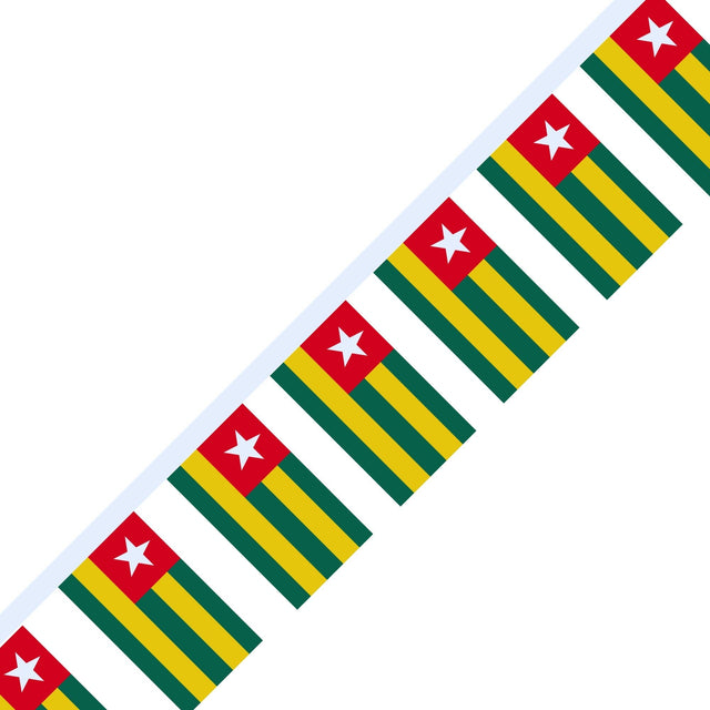 Togo Flag Garland - Pixelforma