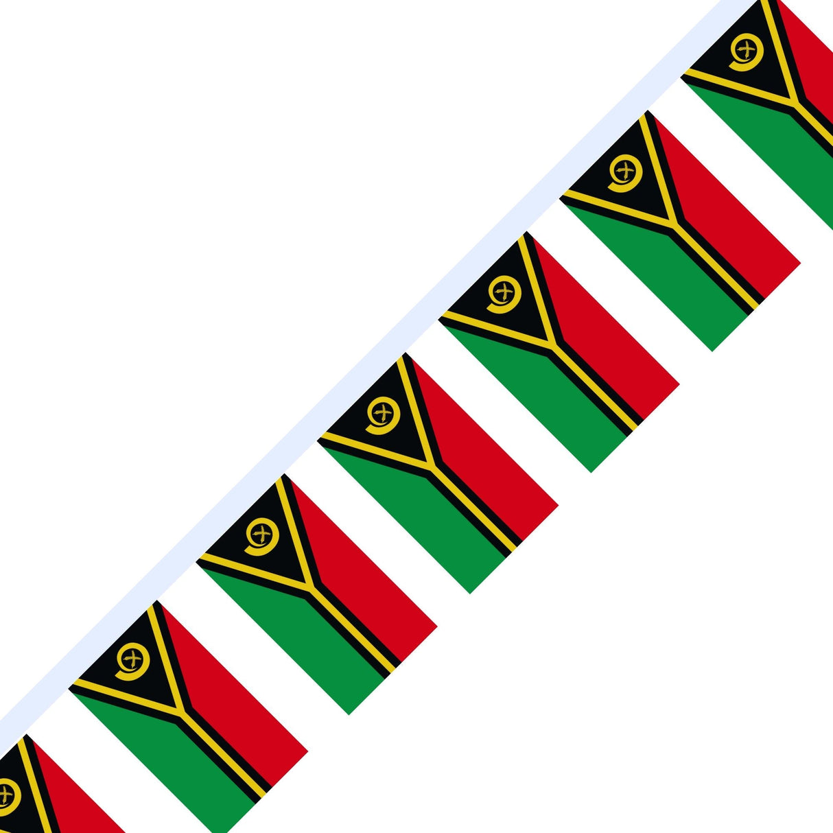 Vanuatu Flag Garland - Pixelforma