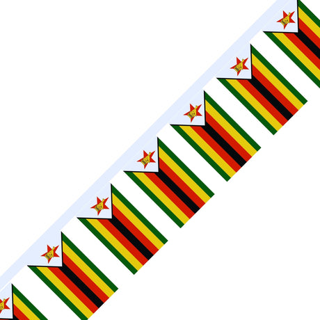 Zimbabwe Flag Garland - Pixelforma