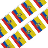 Guirlande Drapeau Équateur en Polyester - Pixelforma 