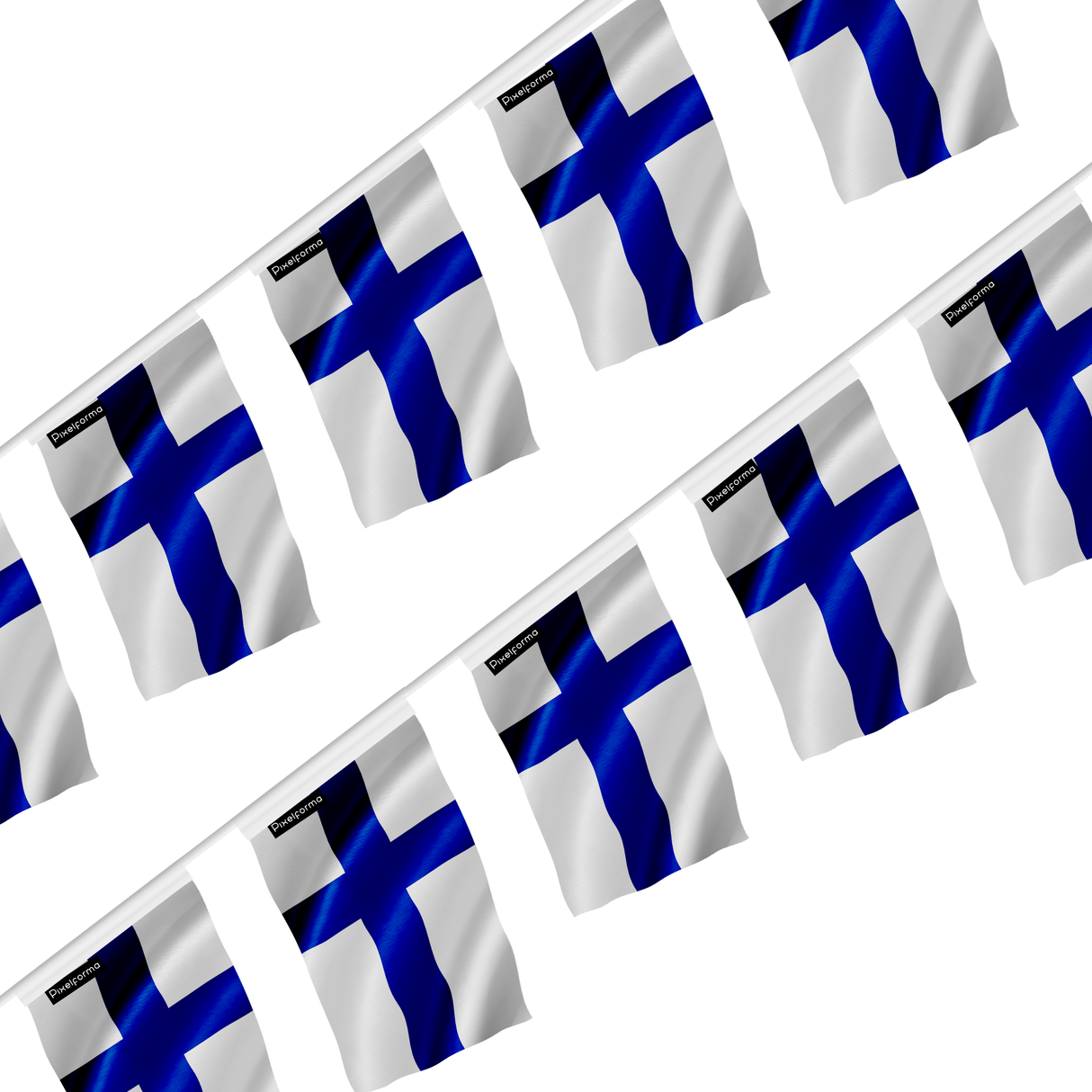 Guirlande drapeau finlande - pixelforma