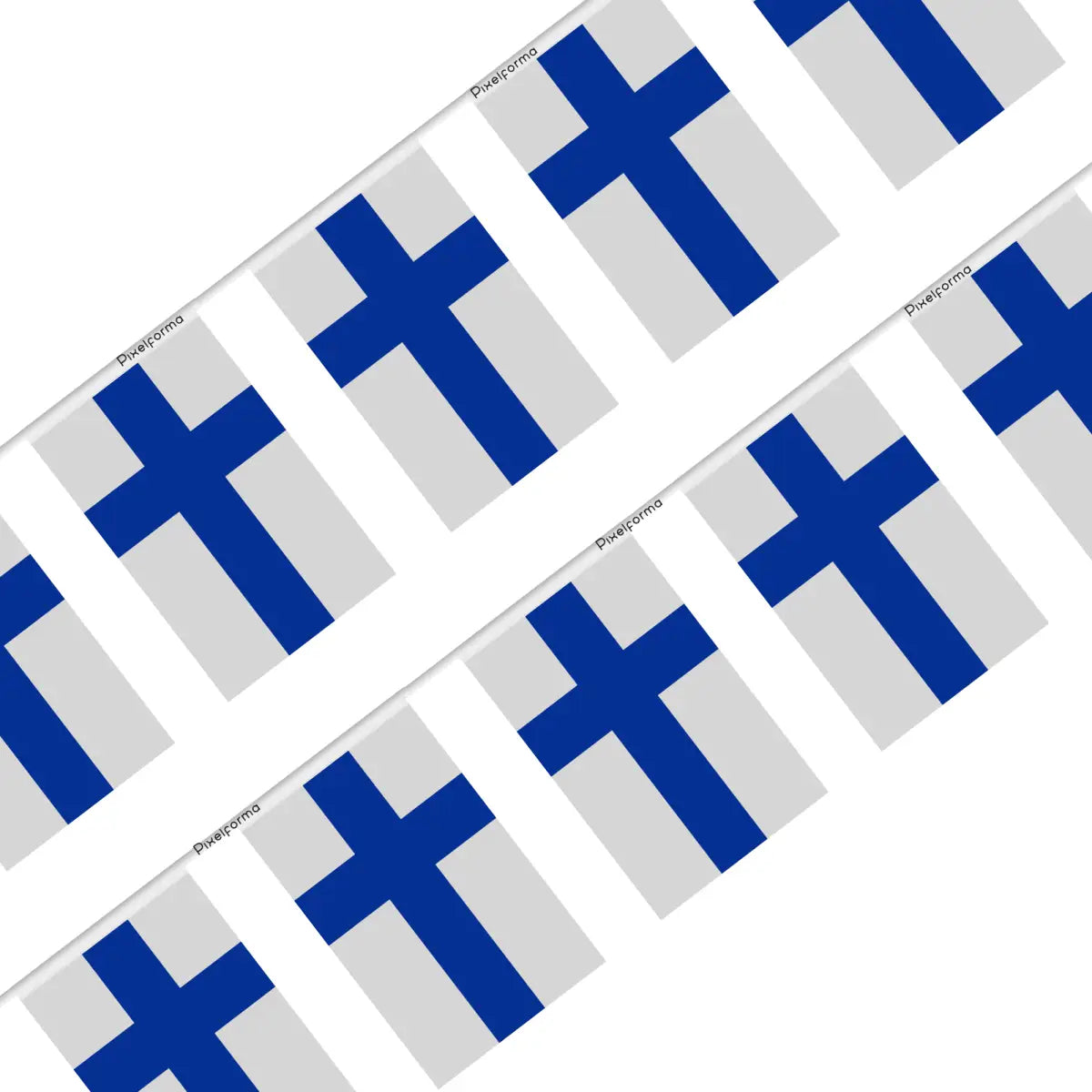 Guirlande drapeau finlande - pixelforma