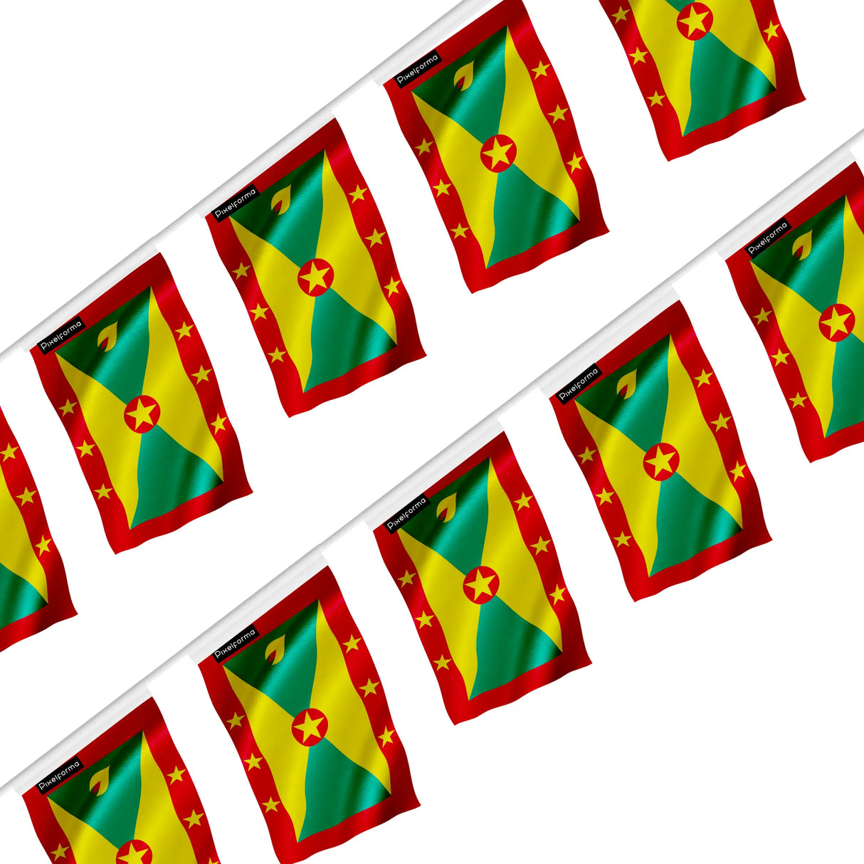 Guirlande drapeau grenade en polyester à accrocher