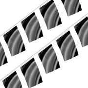 Guirlande drapeau gris noir polyester à accrocher événement