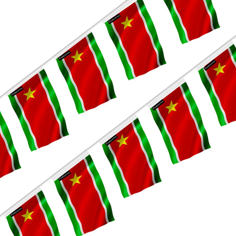 Guirlande drapeau guadeloupe polyester à accrocher