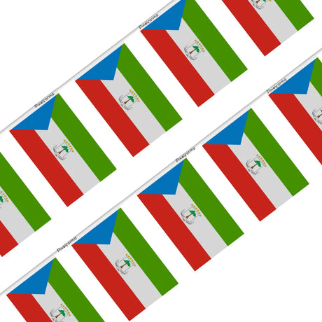 Guirlande drapeau guinée équatoriale - pixelforma