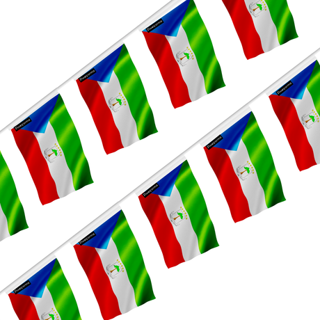 Guirlande drapeau guinée équatoriale - pixelforma