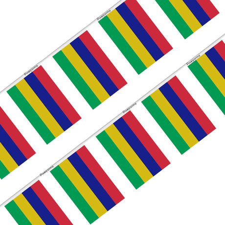 Guirlande drapeau île maurice - pixelforma