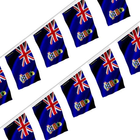 Guirlande drapeau îles caïmans en polyester à suspendre