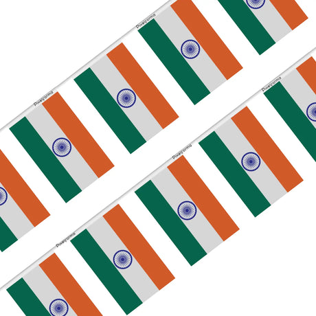 Guirlande drapeau inde en polyester - pixelforma