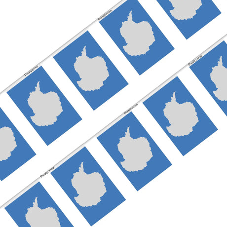 Guirlande drapeau l’antarctique - pixelforma