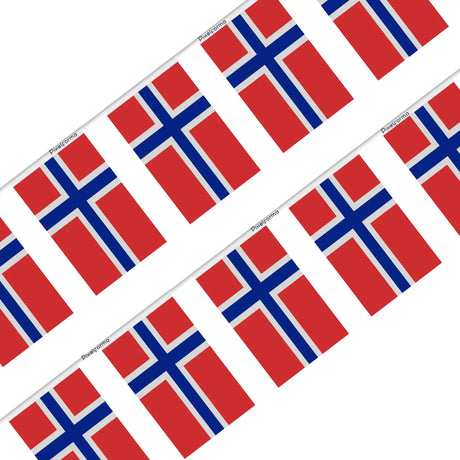 Guirlande drapeau le svalbard et de jan mayen - pixelforma