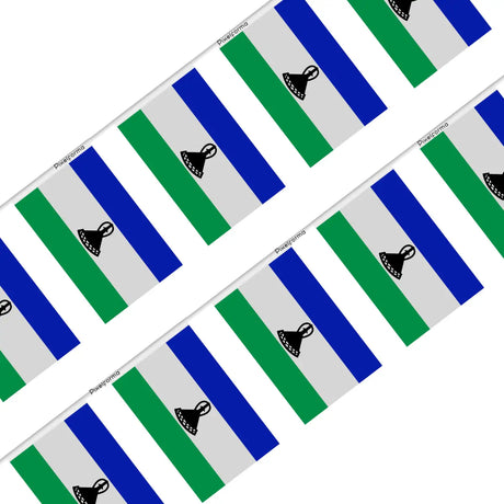 Guirlande Drapeau Lesotho en Polyester - Pixelforma 