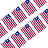 Guirlande drapeau liberia - pixelforma