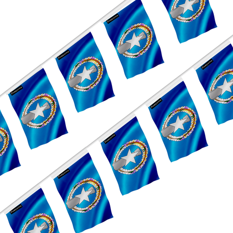 Guirlande drapeau l’îles mariannes du nord - pixelforma