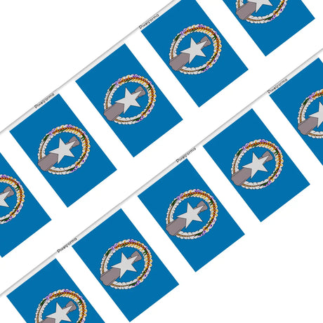 Guirlande drapeau l’îles mariannes du nord - pixelforma