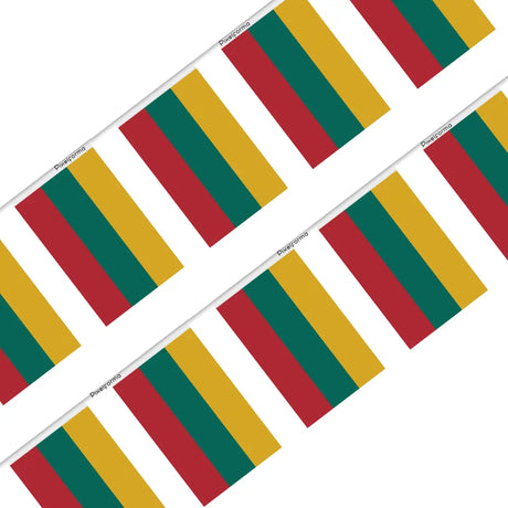 Guirlande drapeau lituanie - pixelforma