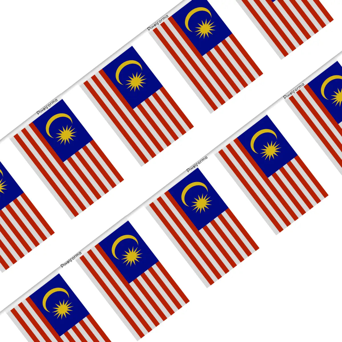 Guirlande drapeau malaisie - pixelforma