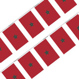 Guirlande Drapeau Maroc en Polyester - Pixelforma 