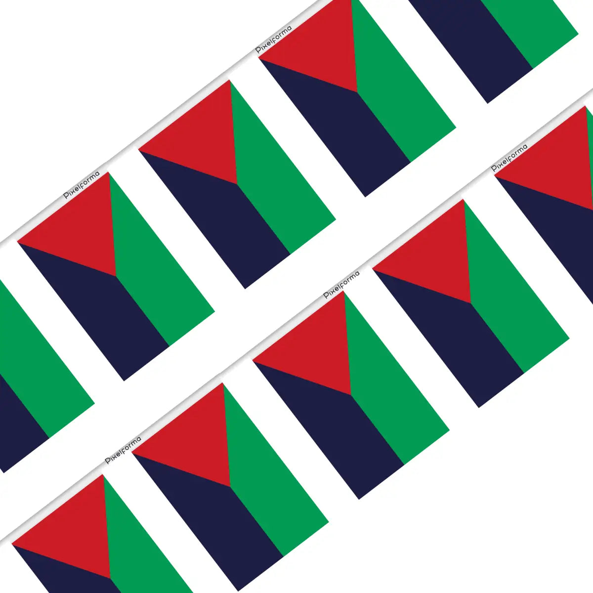 Guirlande drapeau martinique - pixelforma