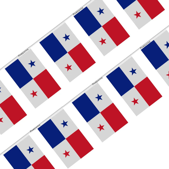 Guirlande Drapeau Panama en Polyester - Pixelforma 