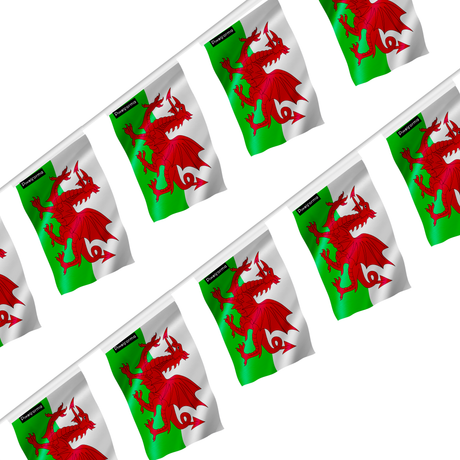 Guirlande drapeau pays de galles - pixelforma
