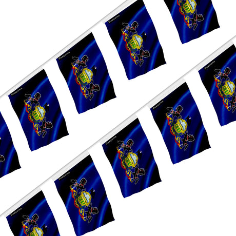 Guirlande drapeau pennsylvanie en polyester résistant