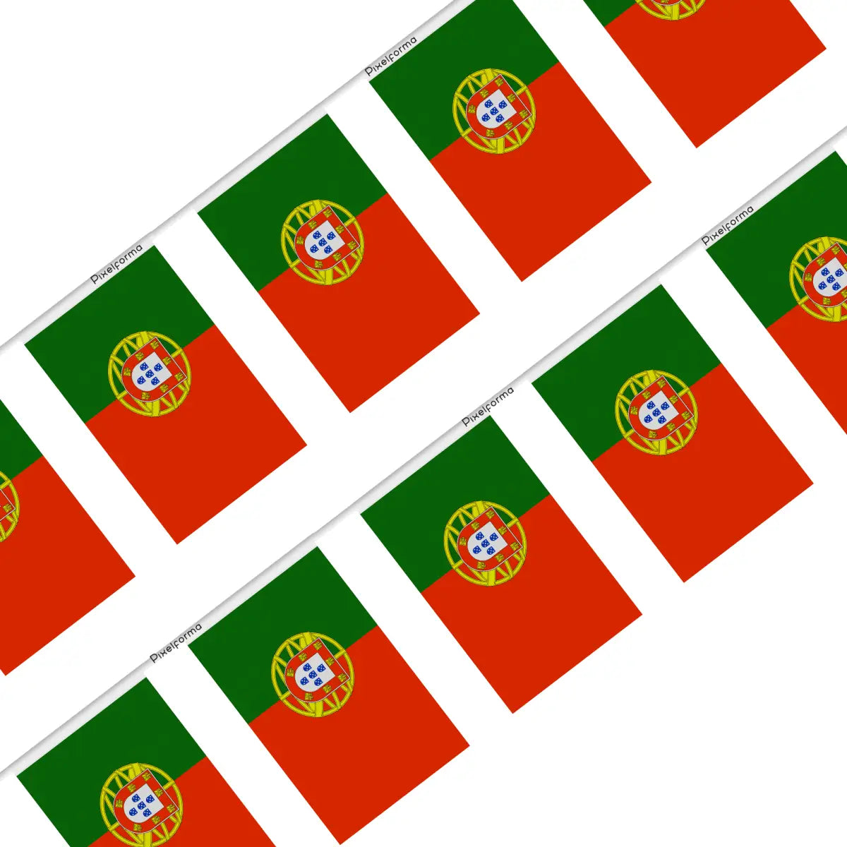 Guirlande drapeau portugal - pixelforma