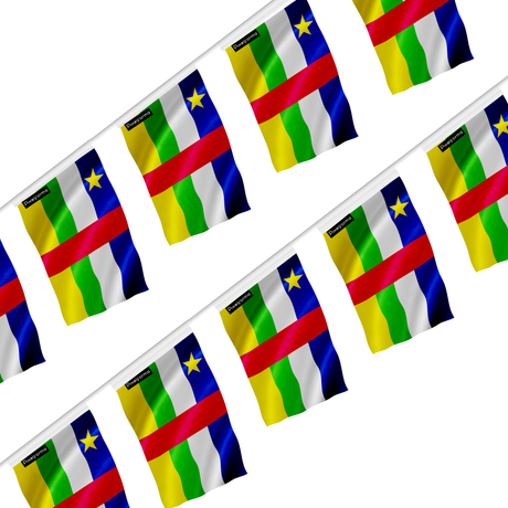 Guirlande drapeau république centrafricaine - pixelforma