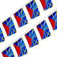 Guirlande drapeau réunion en polyester à accrocher