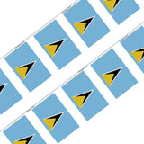 Guirlande drapeau sainte-lucie - pixelforma