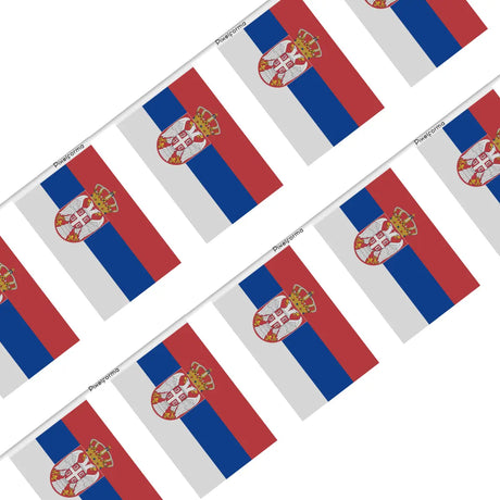Guirlande drapeau serbie - pixelforma