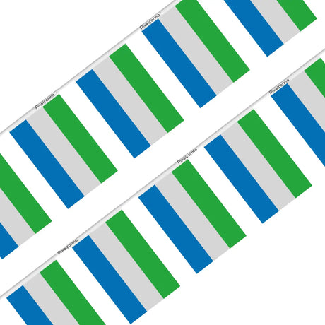 Guirlande drapeau sierra leone - pixelforma