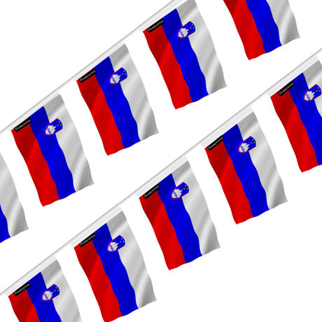 Guirlande drapeau slovénie - pixelforma