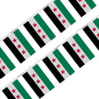 Guirlande drapeau syrie polyester usage extérieur prolongé