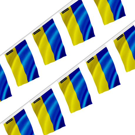 Guirlande drapeau ukraine - pixelforma