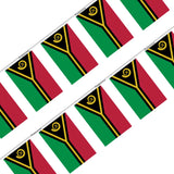 Guirlande Drapeau Vanuatu en Polyester - Pixelforma 