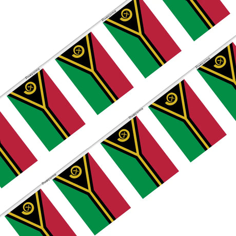 Guirlande Drapeau Vanuatu en Polyester - Pixelforma 